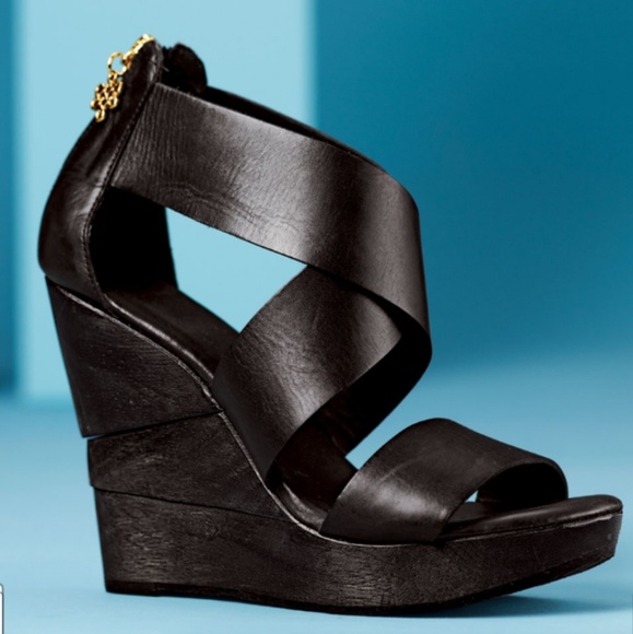 Diane Von Furstenberg Shoes - DVF Wood Wedge Platform Sandals US 8.5